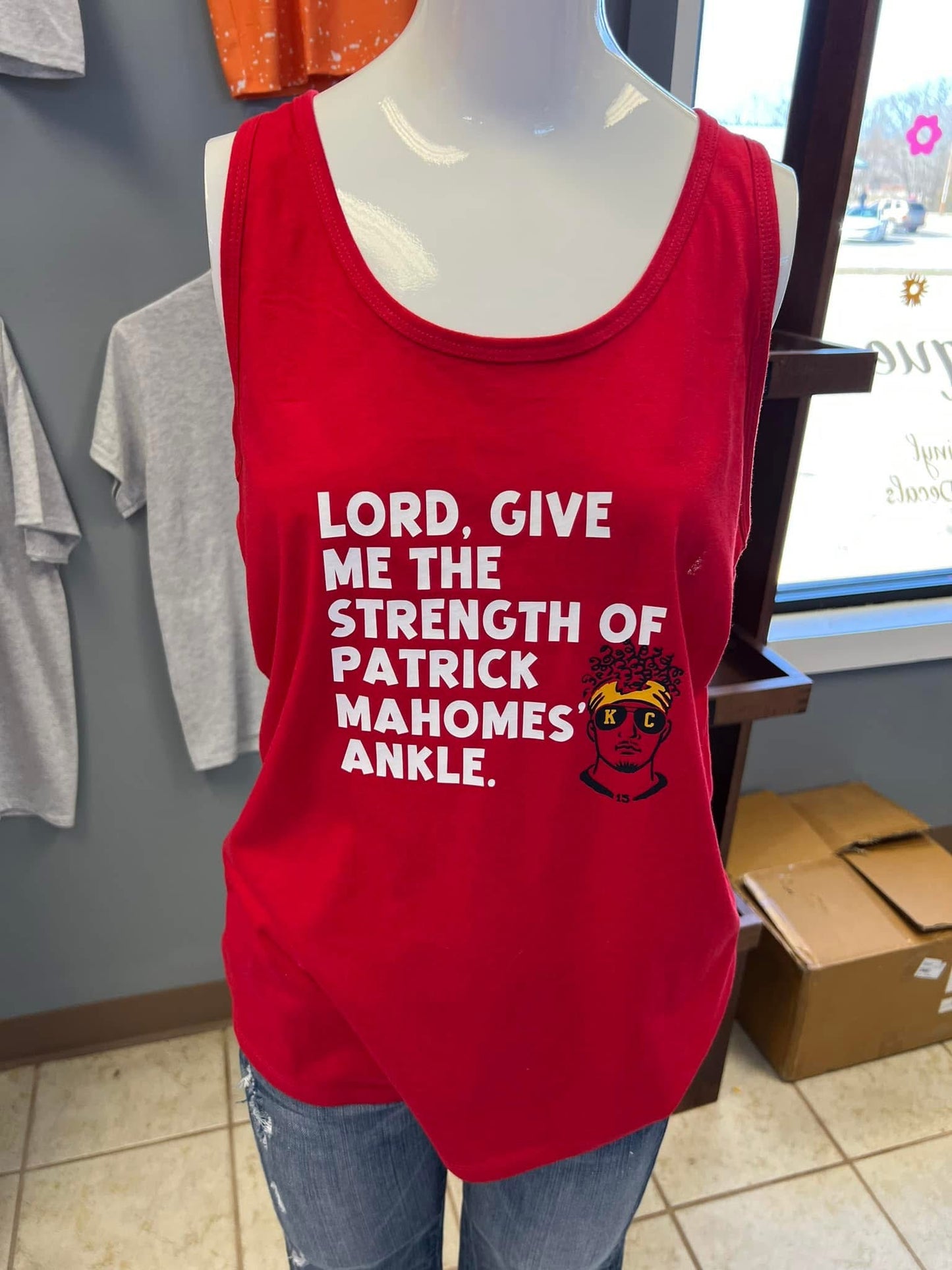 New ladies next level, Razorback tank top kc