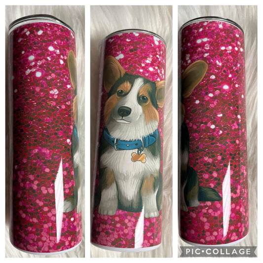 20 ounce Tumblr corgi