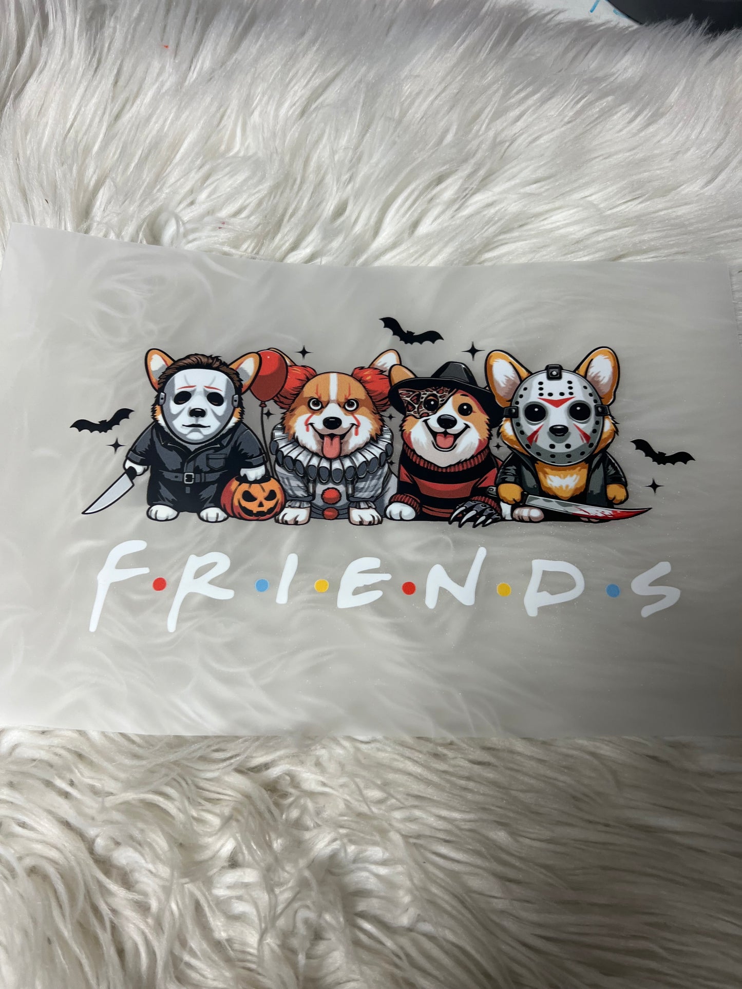 New DTF corgi Halloween
