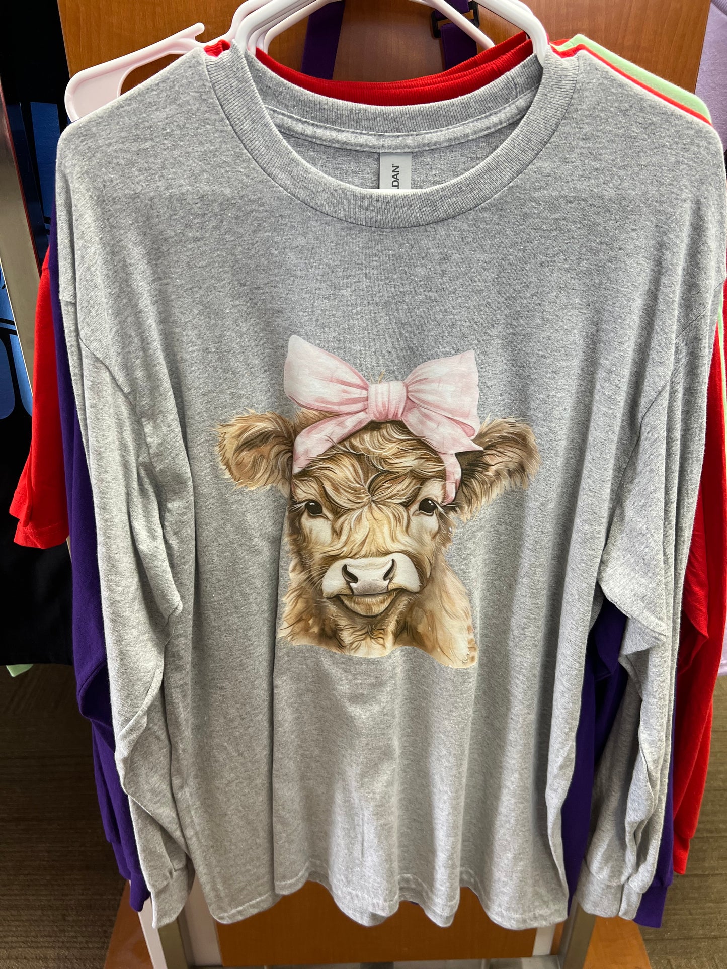 Ready to ship out Gildan large long sleeve