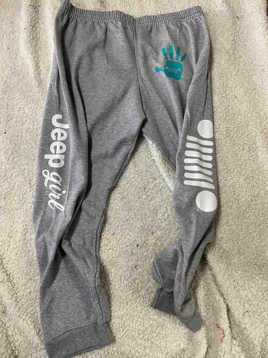 New unisex jerzees bottoms gray