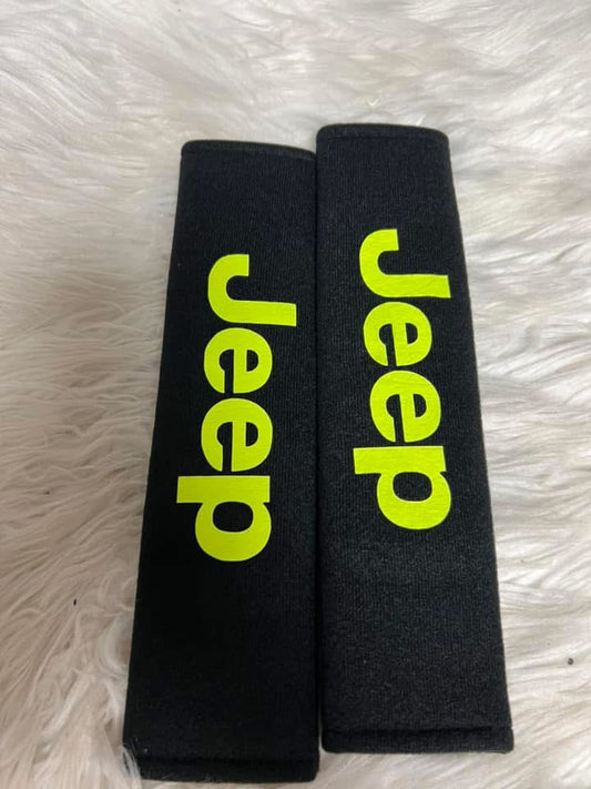 New seatbelt covers neon
