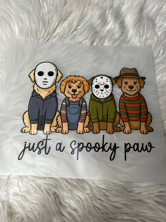 New DTF Halloween scary dog