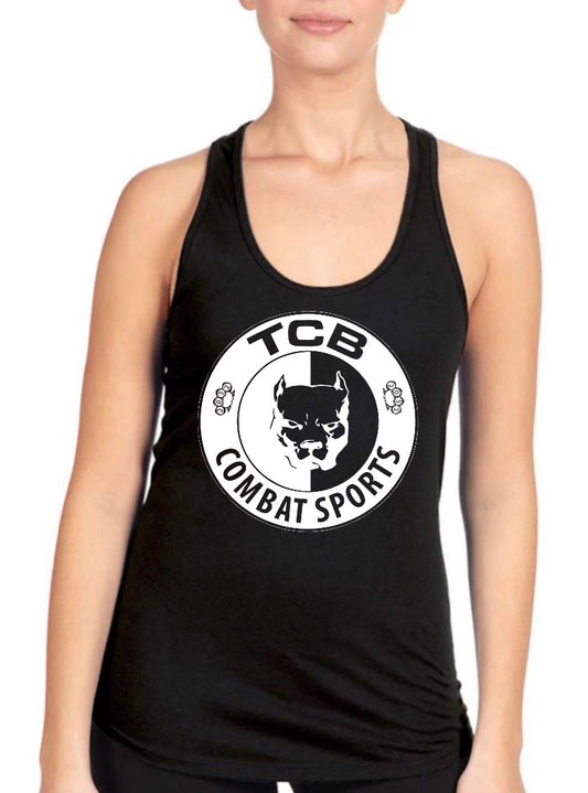 TCB ladies next level brand Razorback tank