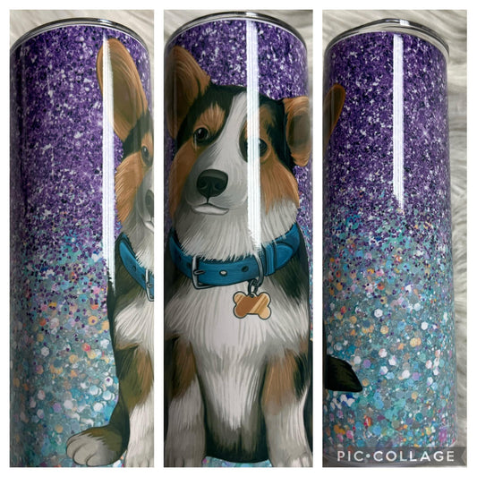 20 ounce Tumblr corgi