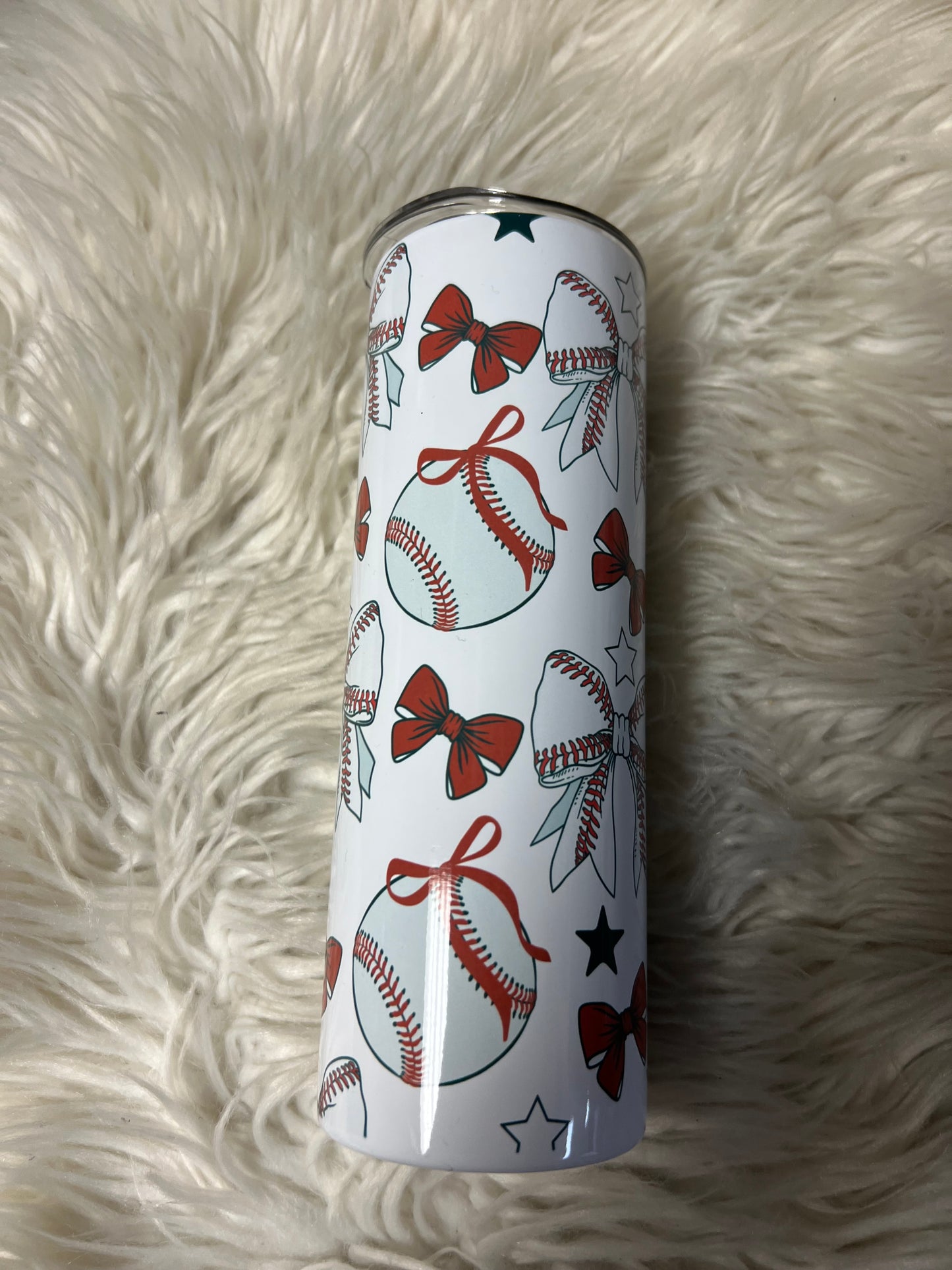 20 ounce metal Tumblr baseball