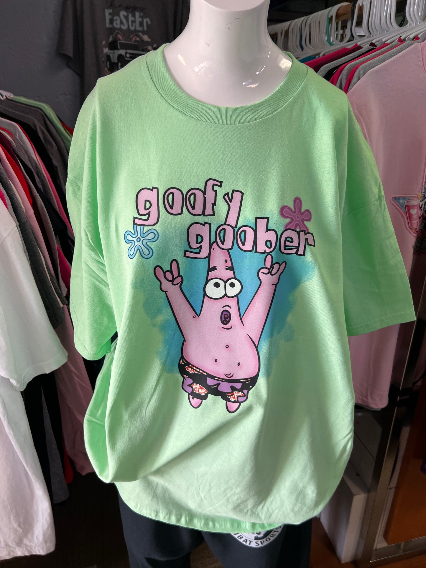 New unisex mint green shirt