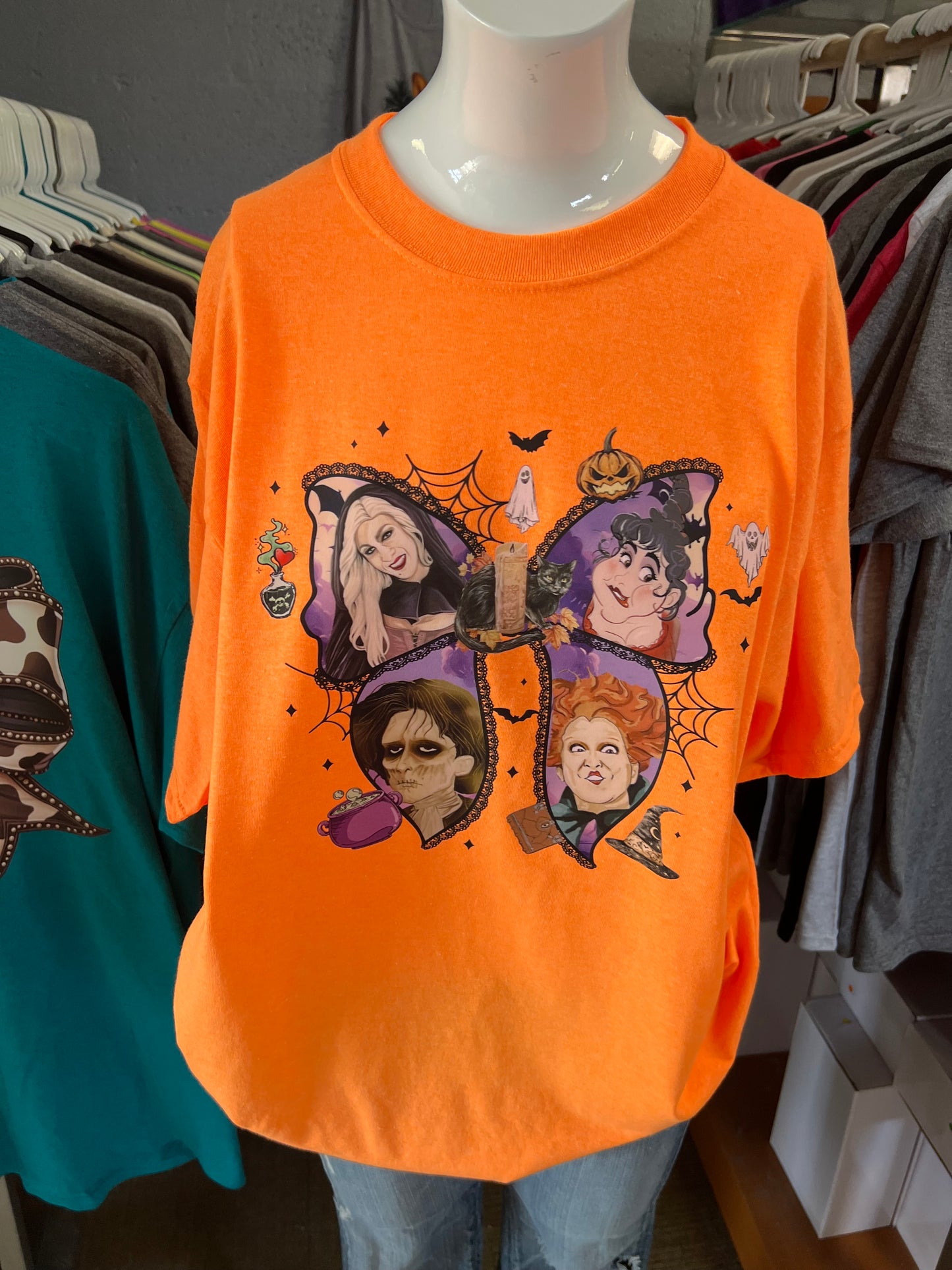 New  unisex T-shirt hocus-pocus bow