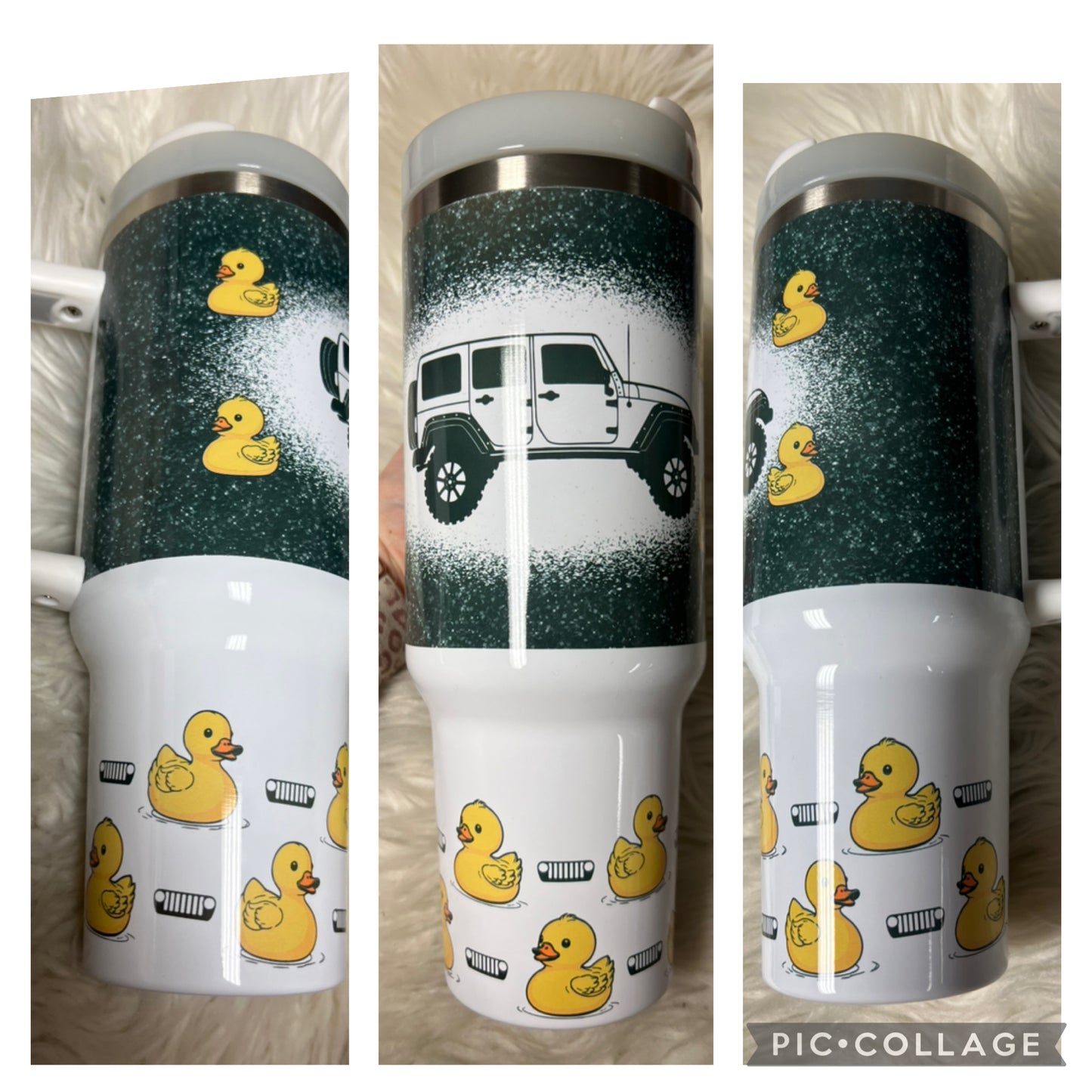 New. Duck themed 40 ounce Tumblr