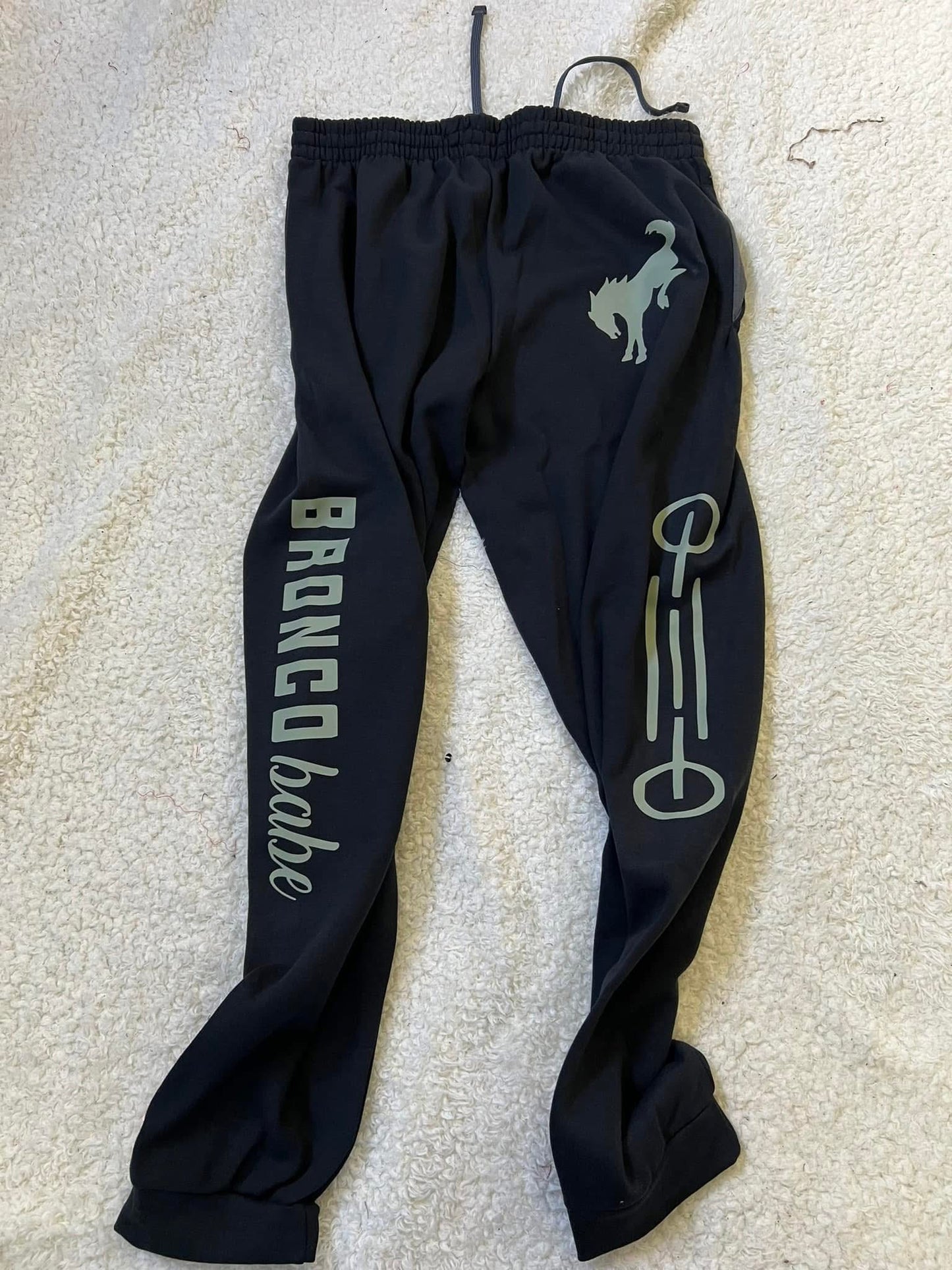 New unisex jerzees bottoms black