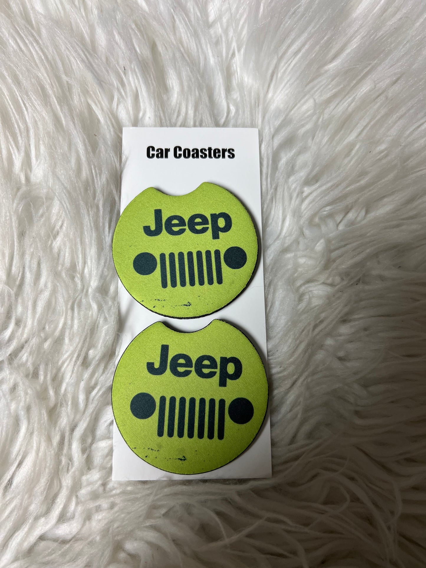 New car coasters neon