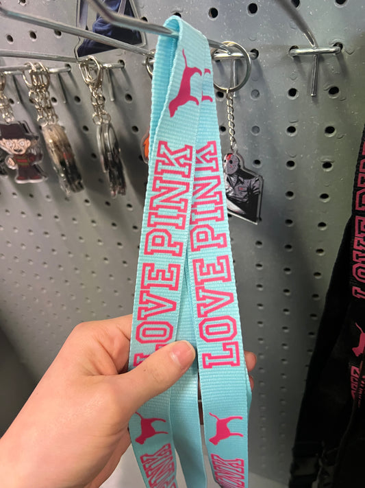 New love, pink lanyard