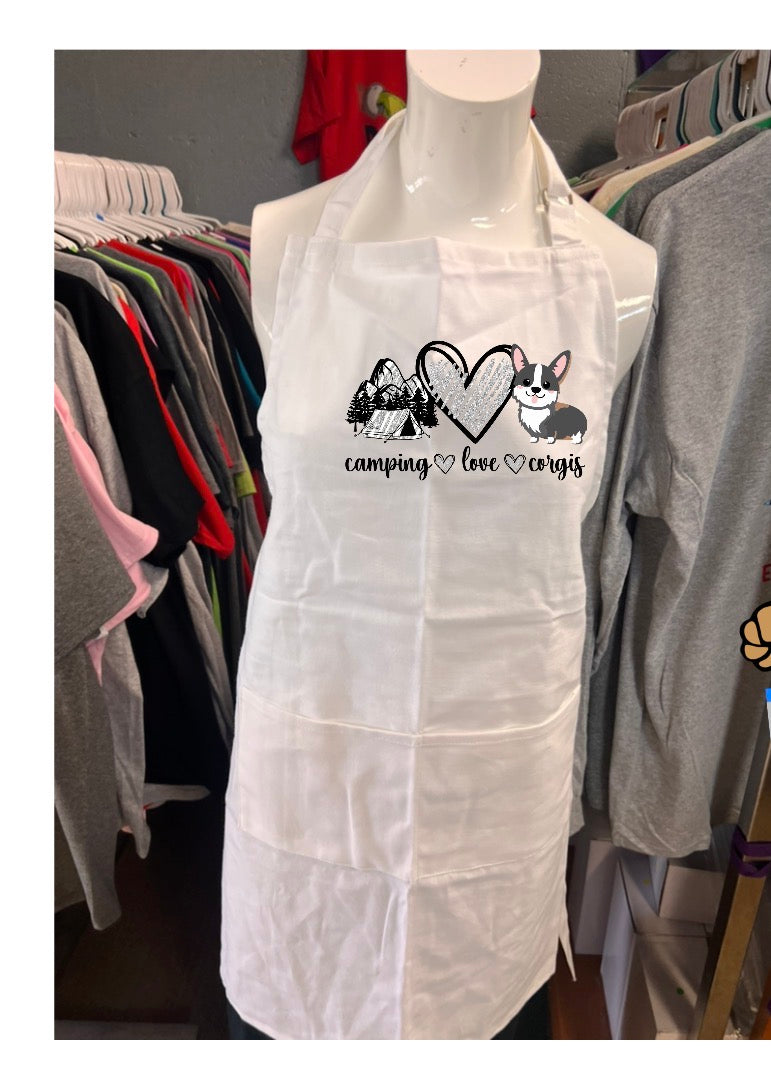 Brand new corgi apron