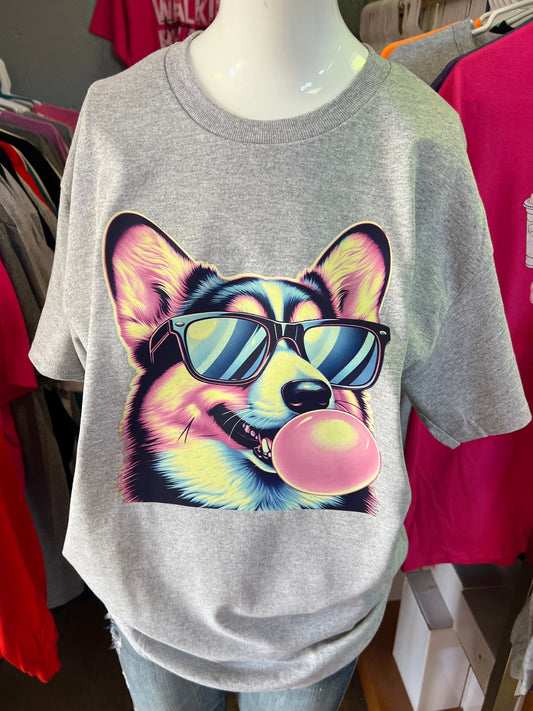New  unisex T-shirt corgi