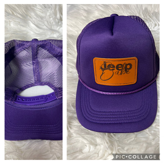 New hat 4 x 4 purple