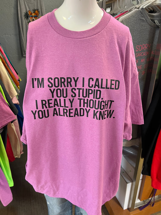 New size 2x unisex Gilden T-shirt. I’m sorry I called you. Stupid I really thought you knew.