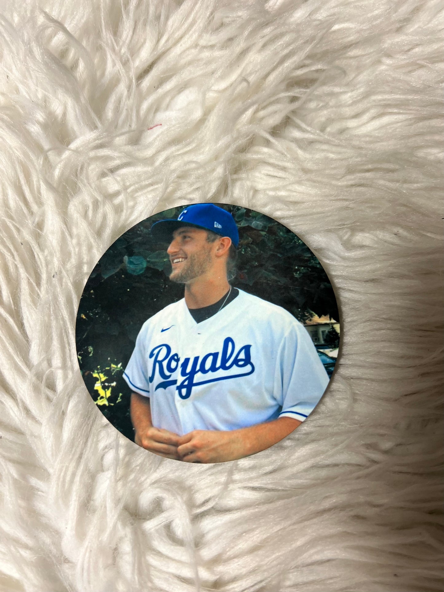 Baseball cork coasters
