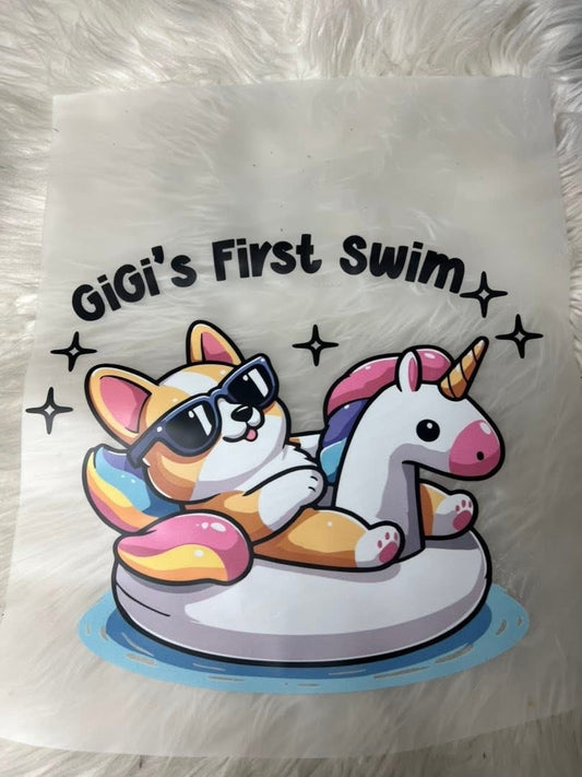 DTF  print corgi
