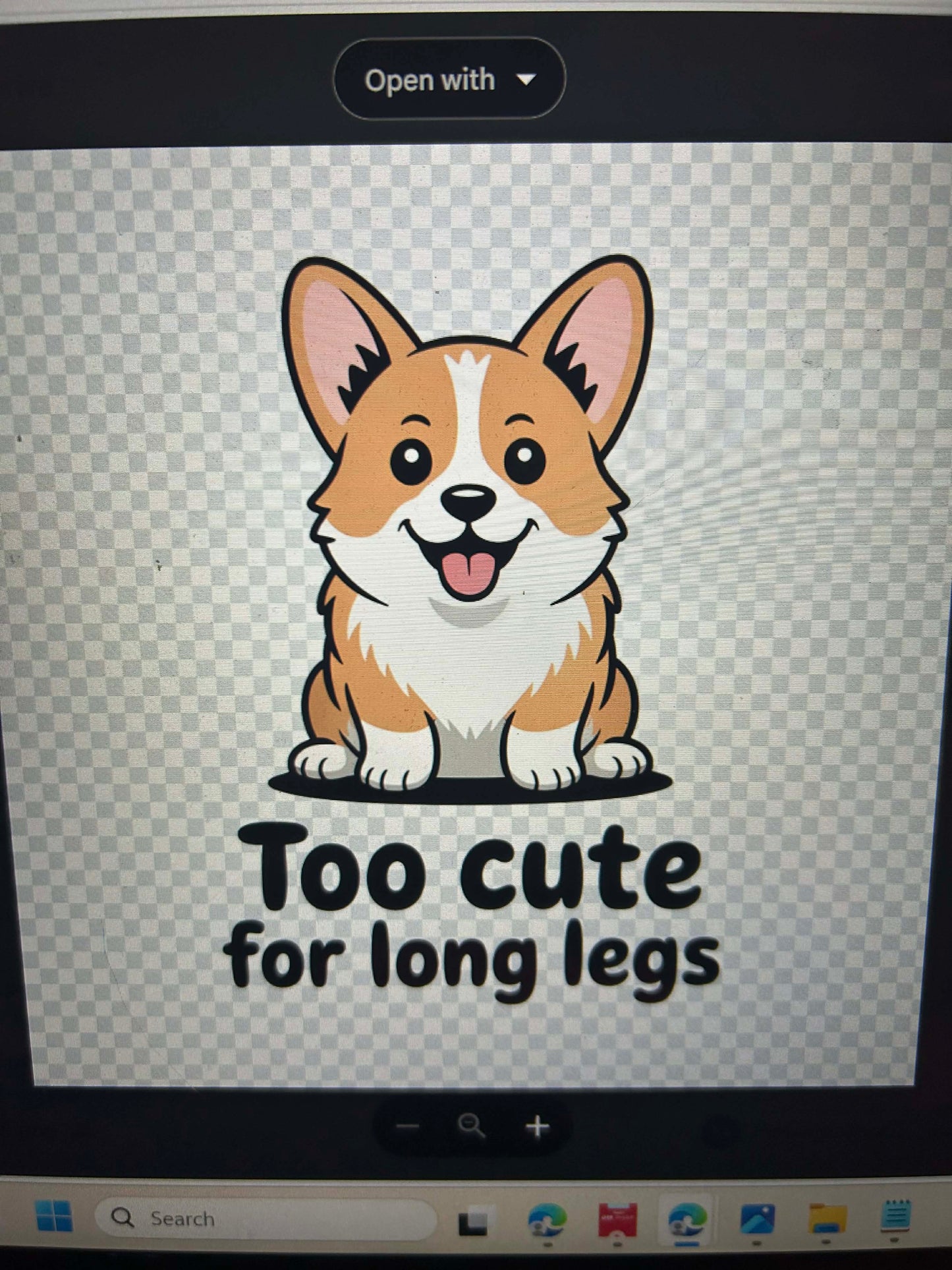 New DTF corgi