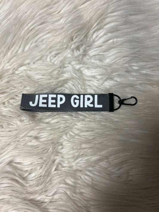 Keychain wristlet 4 x 4 black