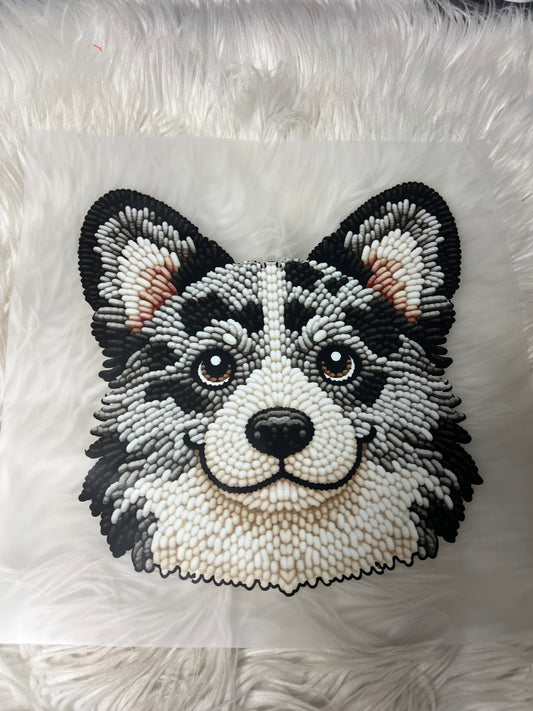 New DTF corgi