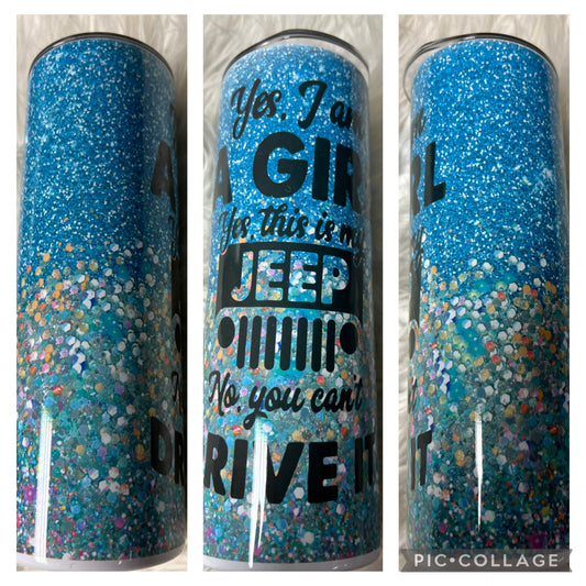 20 ounce metal Tumblr