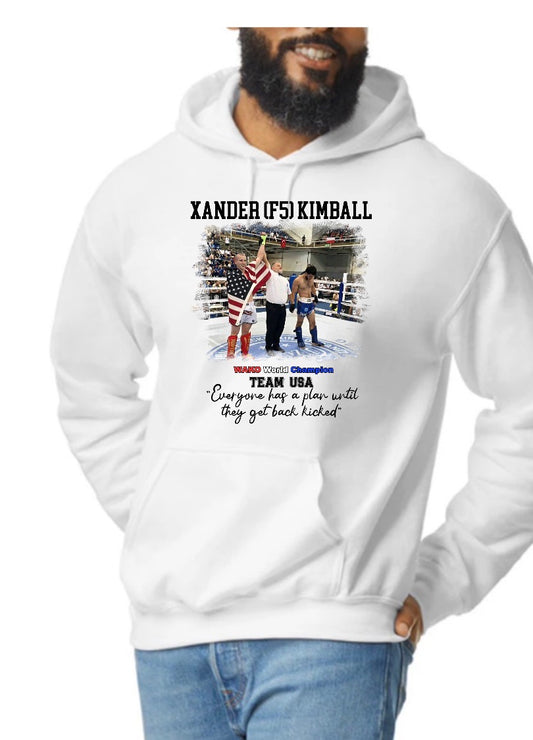Xander Kimball unisex Gilden adult hoodie