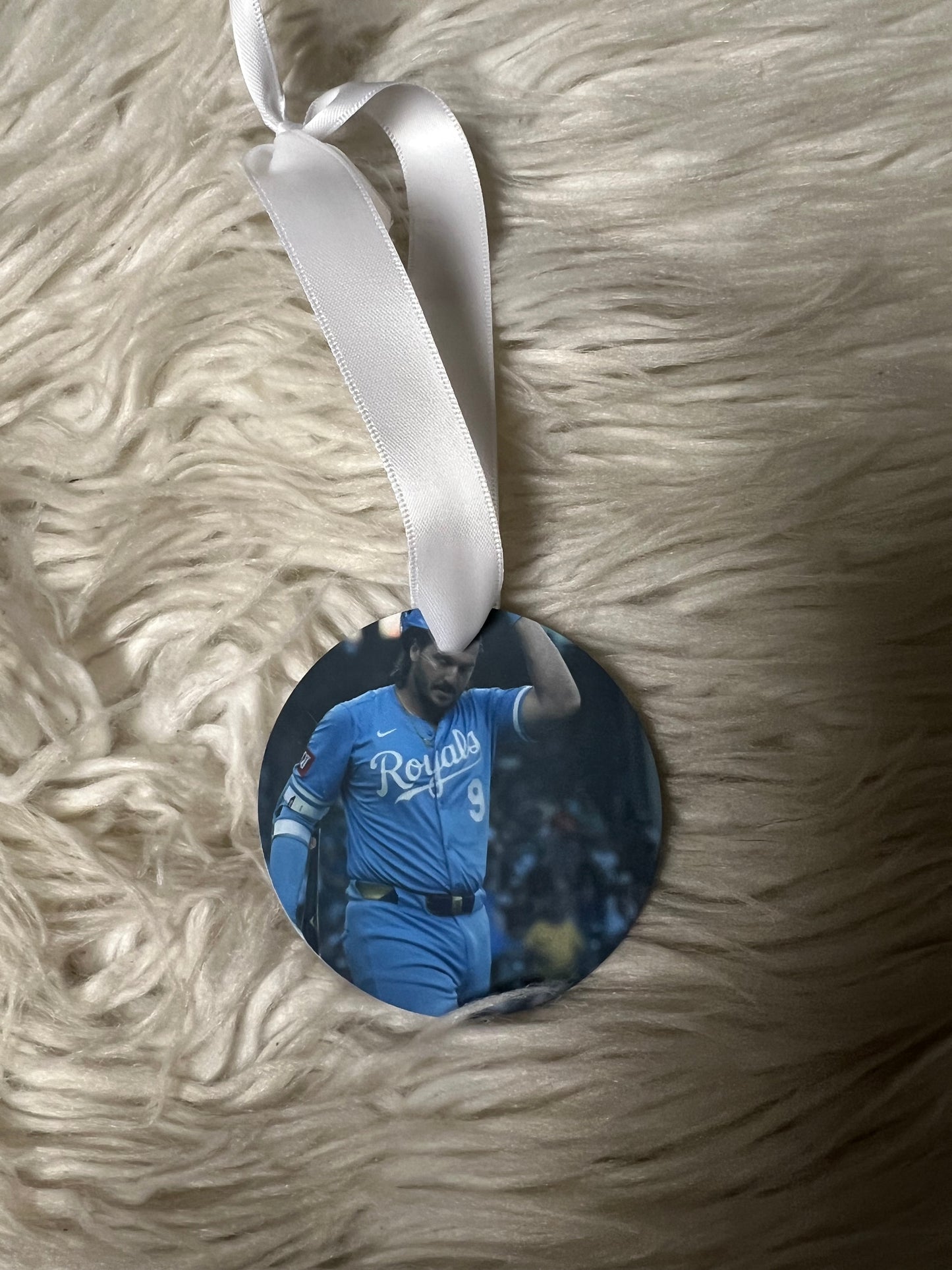 Mdf Christmas ornament baseball