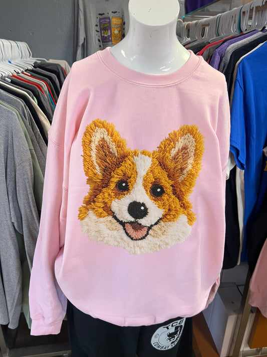 New unisex corgi pink
