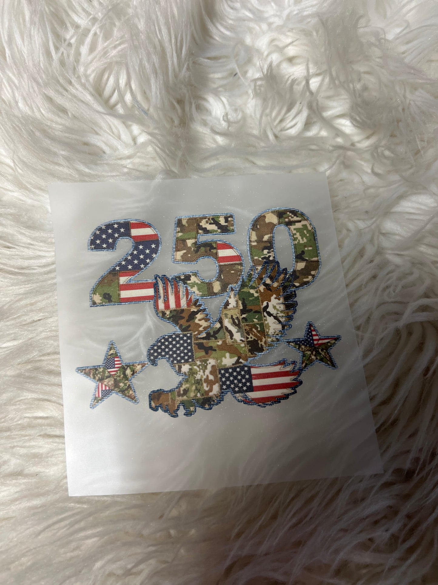 New DTF USA design 250 anniversary