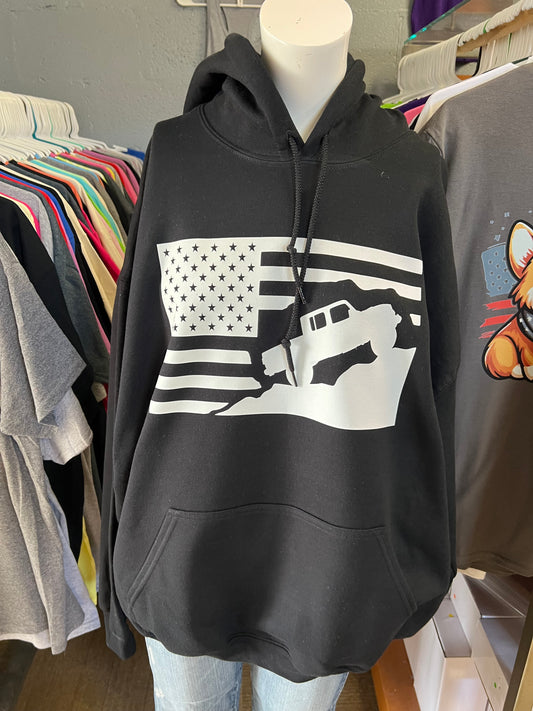 unisex  4 x 4 hoodie