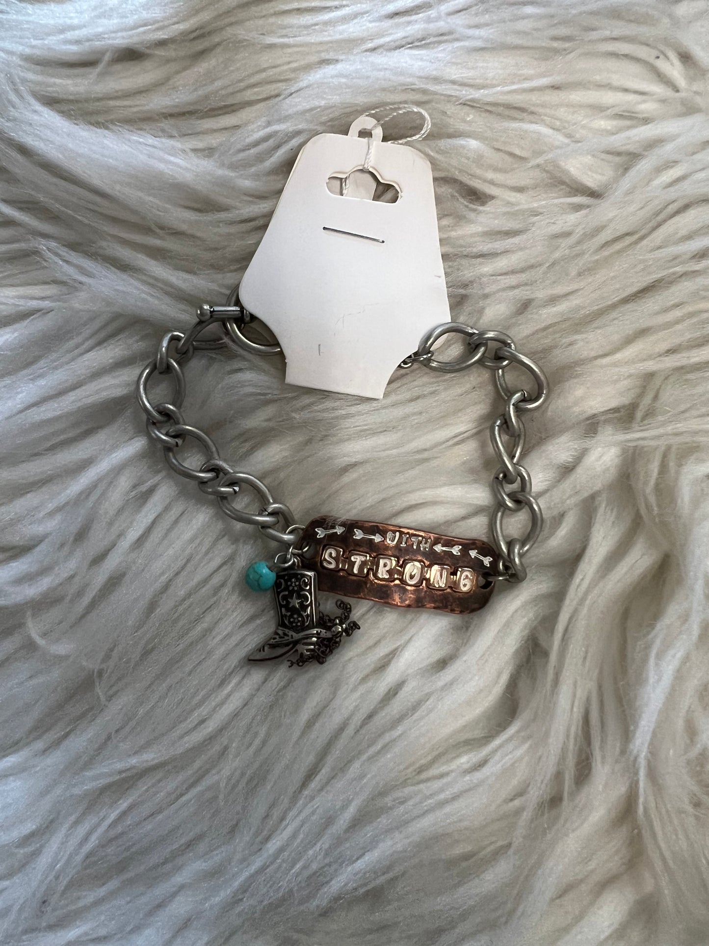 Brand new bracelet strong country boots