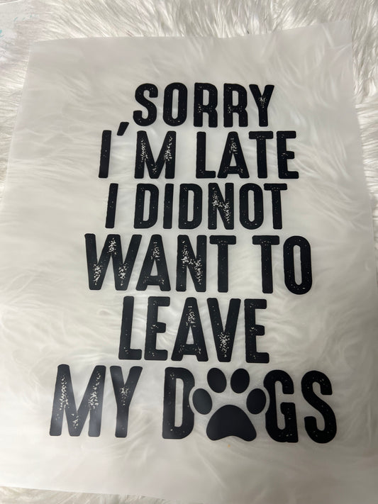 New DTF dog Mom