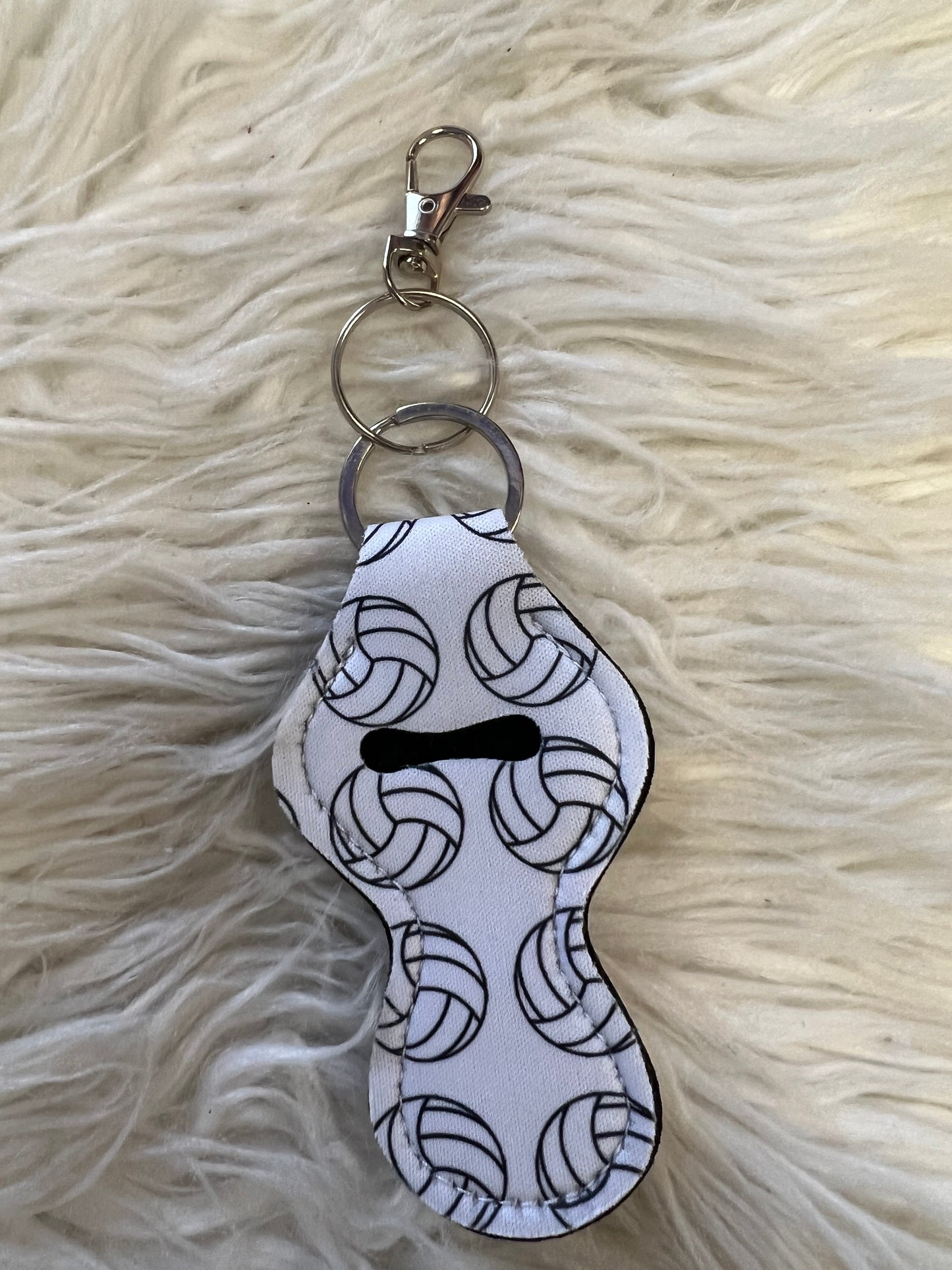New Chapstick keychain holder volleyball