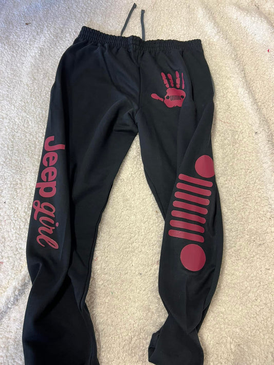 New unisex jerzees bottoms black