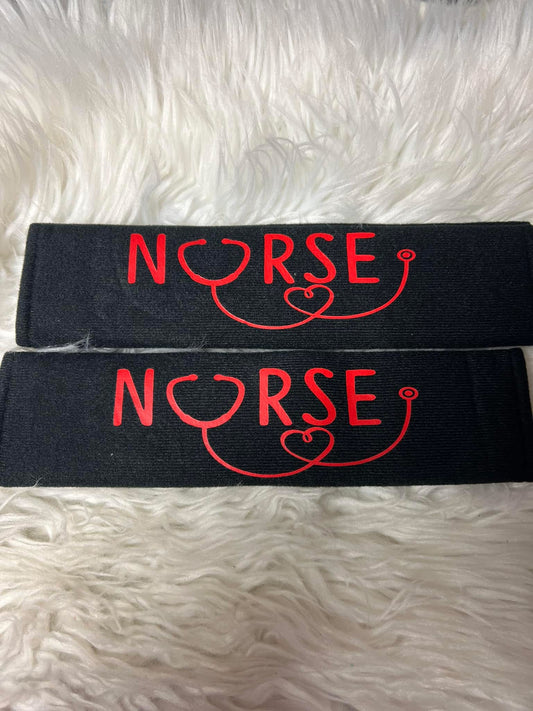 New seatbelt covers nurse