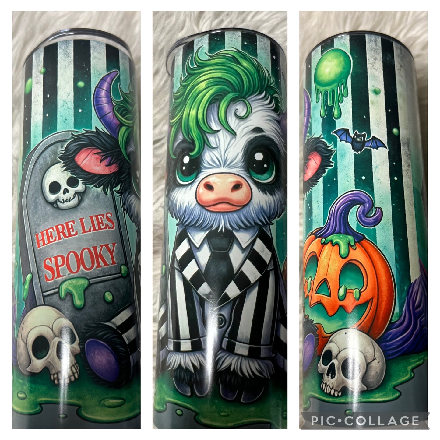 20 ounce Tumblr cow Beetlejuice