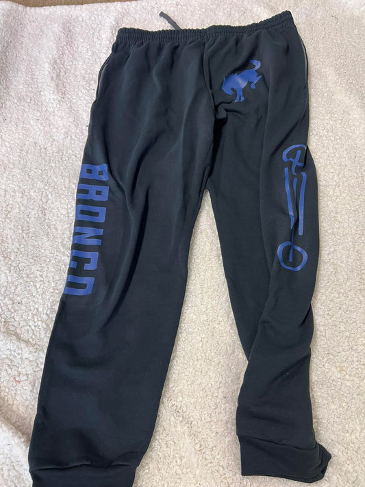 New unisex jerzees bottoms black