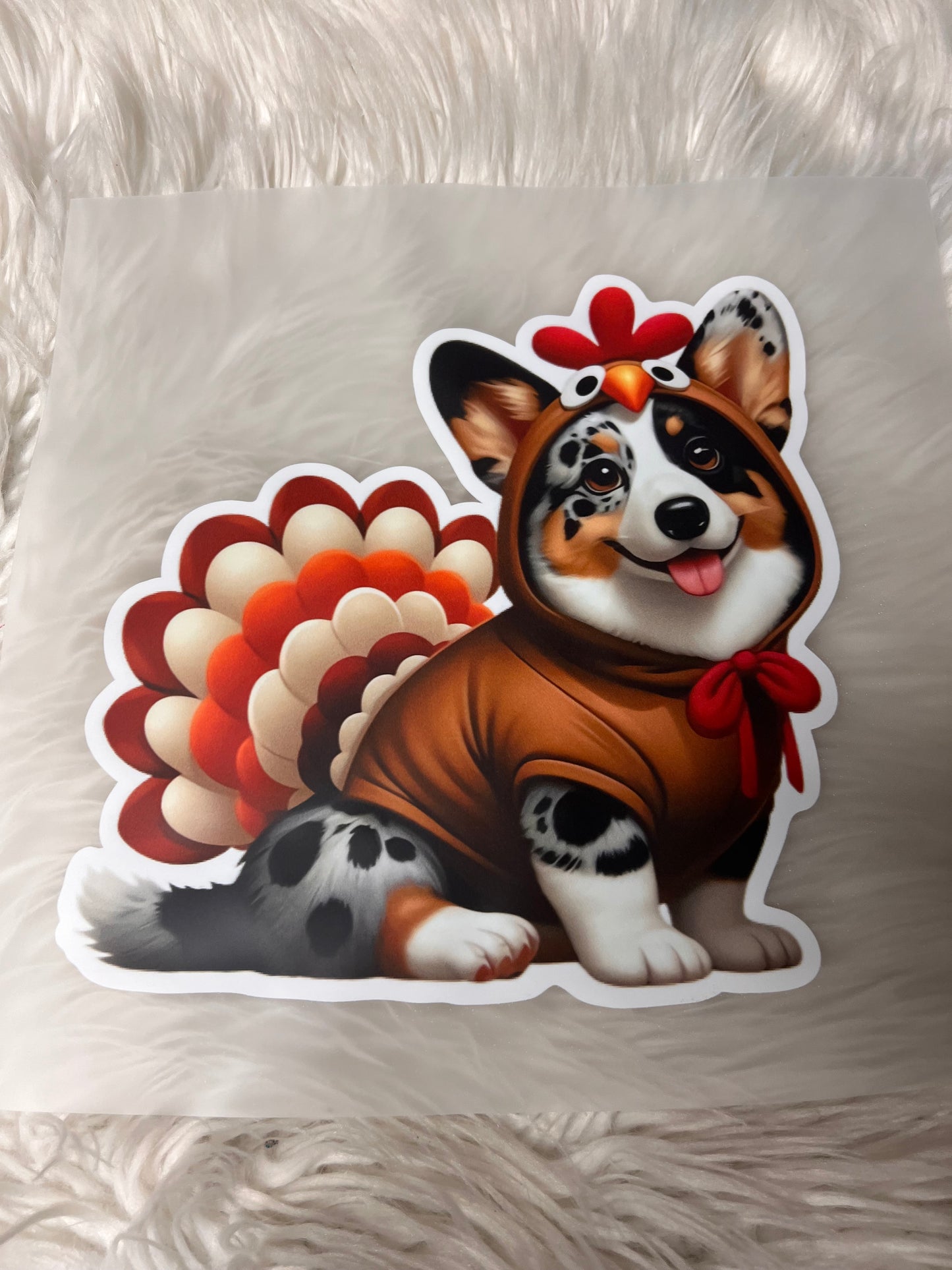 New DTF corgi