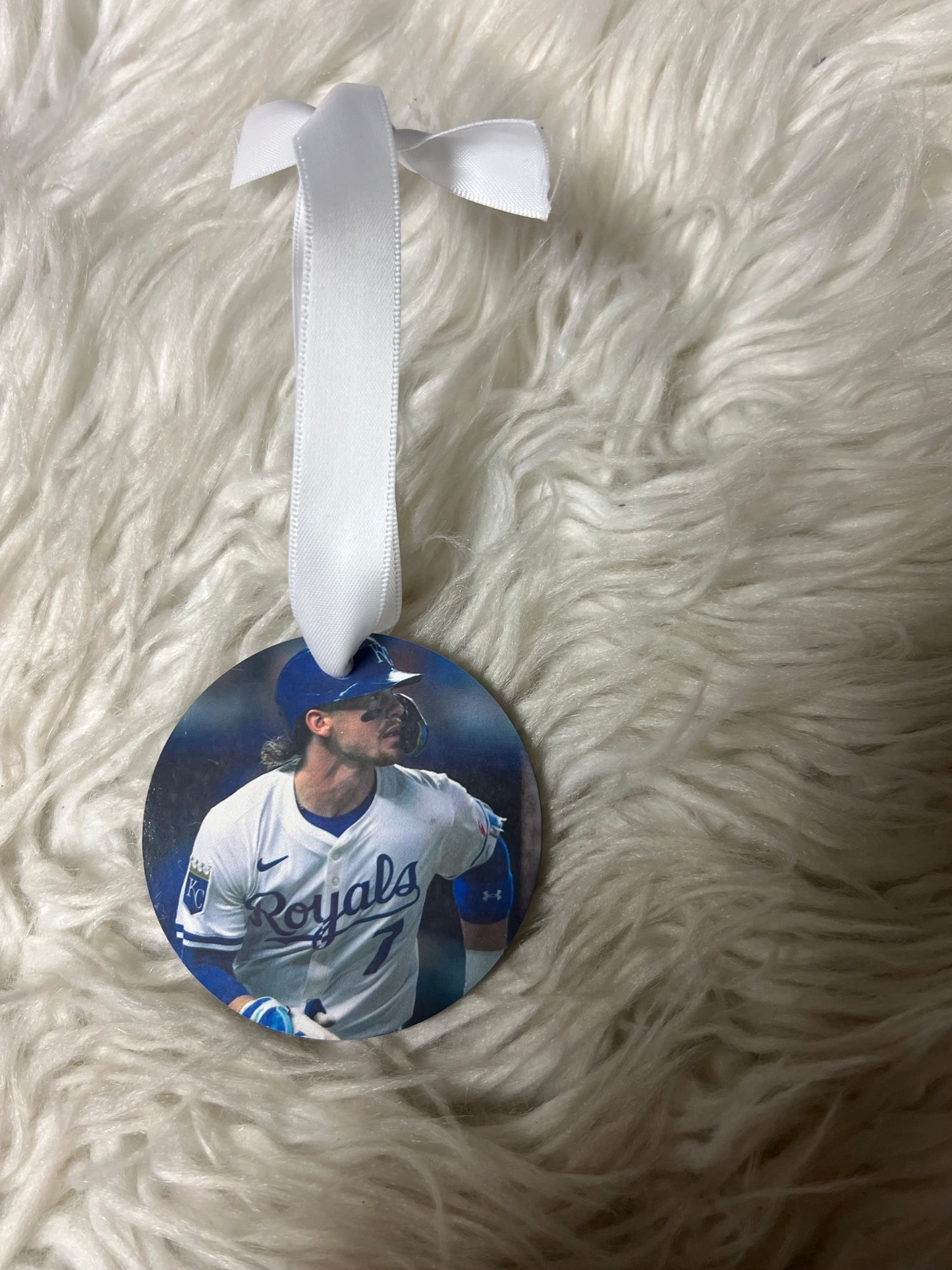 Mdf Christmas ornament baseball
