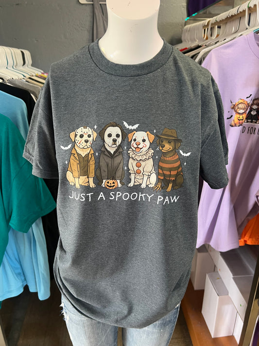 New  unisex T-shirt scary Halloween dog