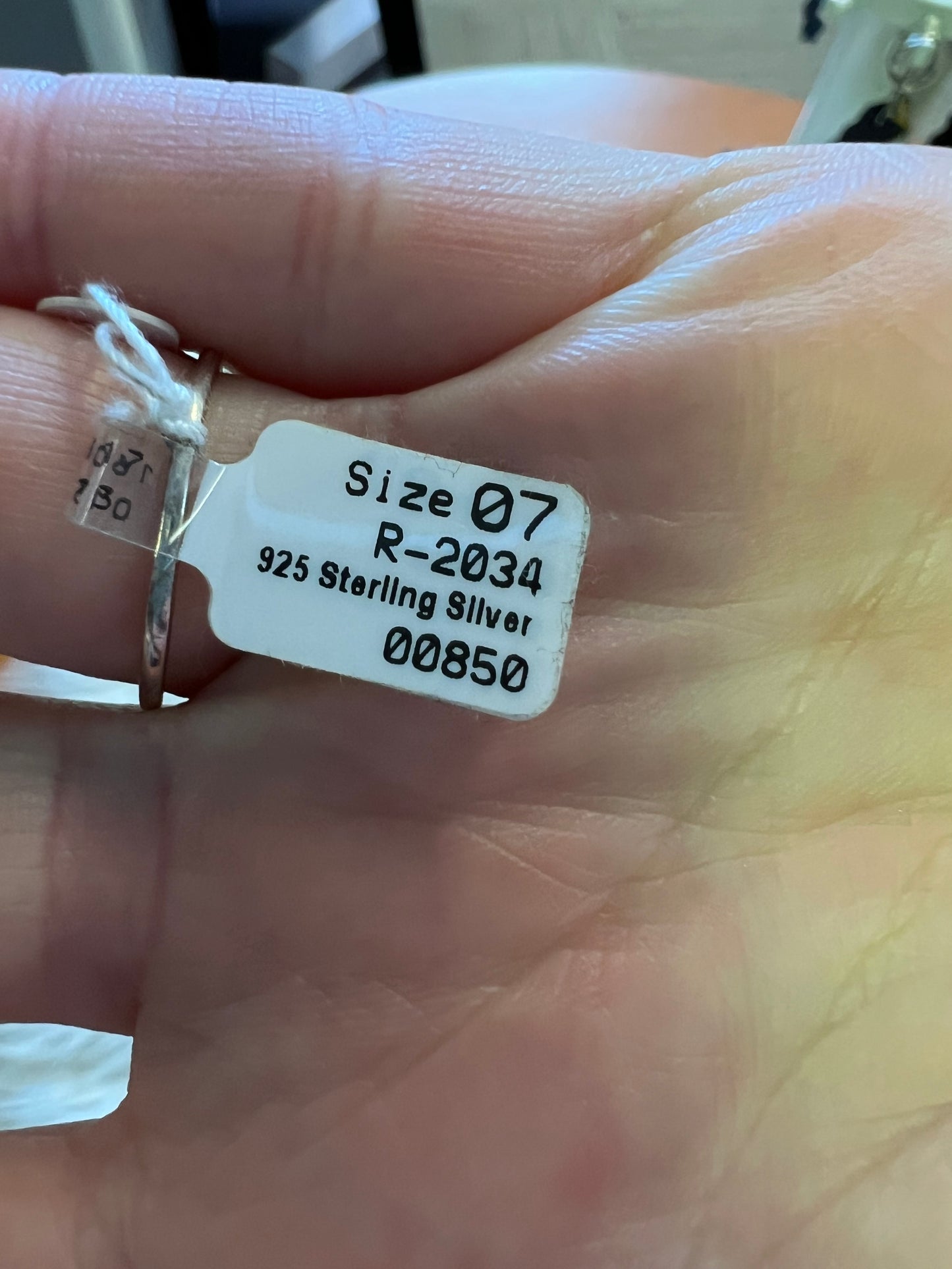 Brand new sterling silver ring size 7