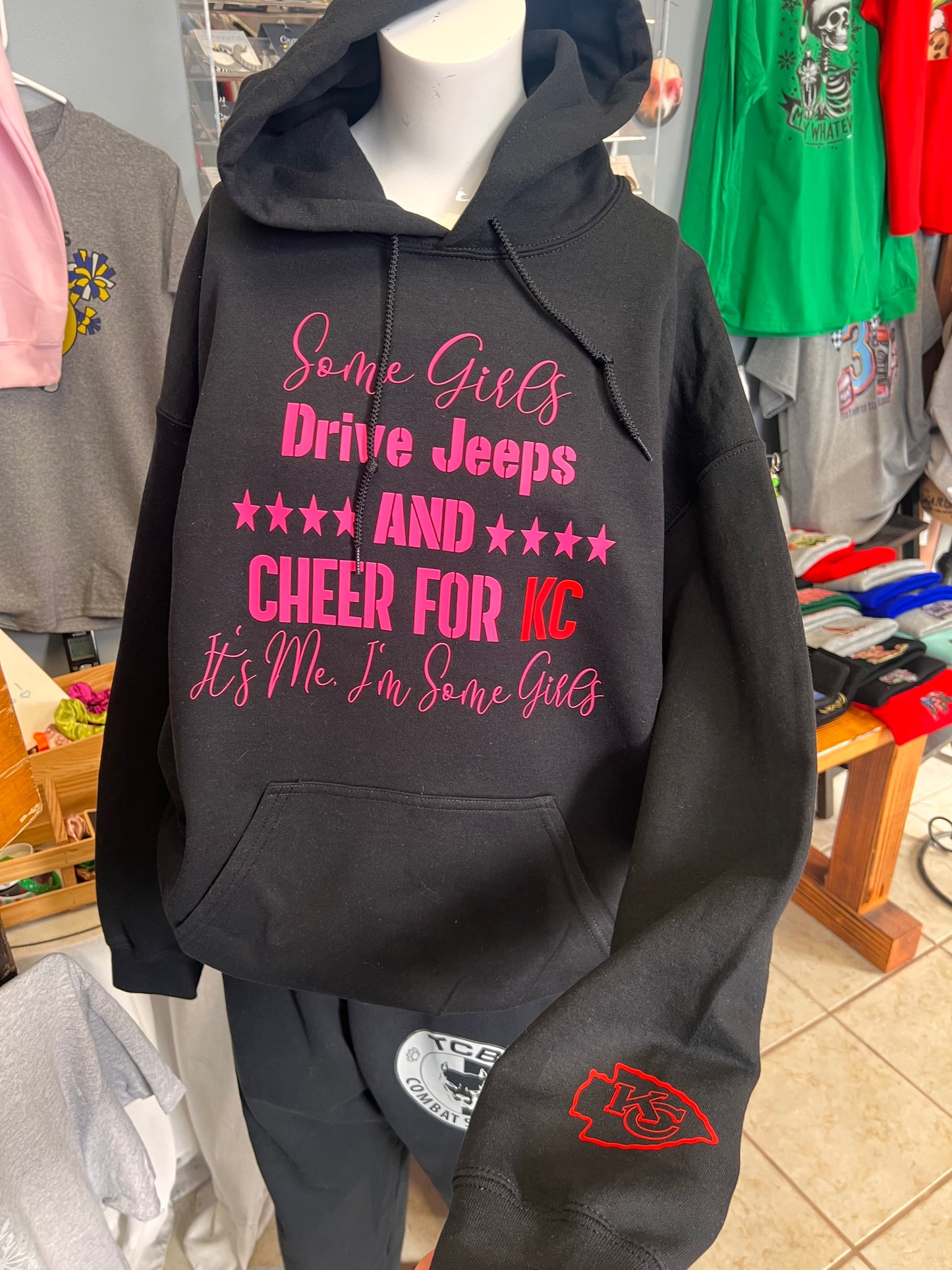 unisex football hot, pink and red