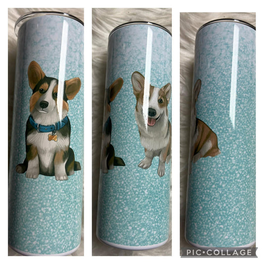 20 ounce Tumblr corgi