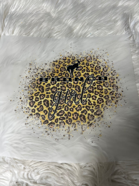 New DTF leopard print 4 x 4