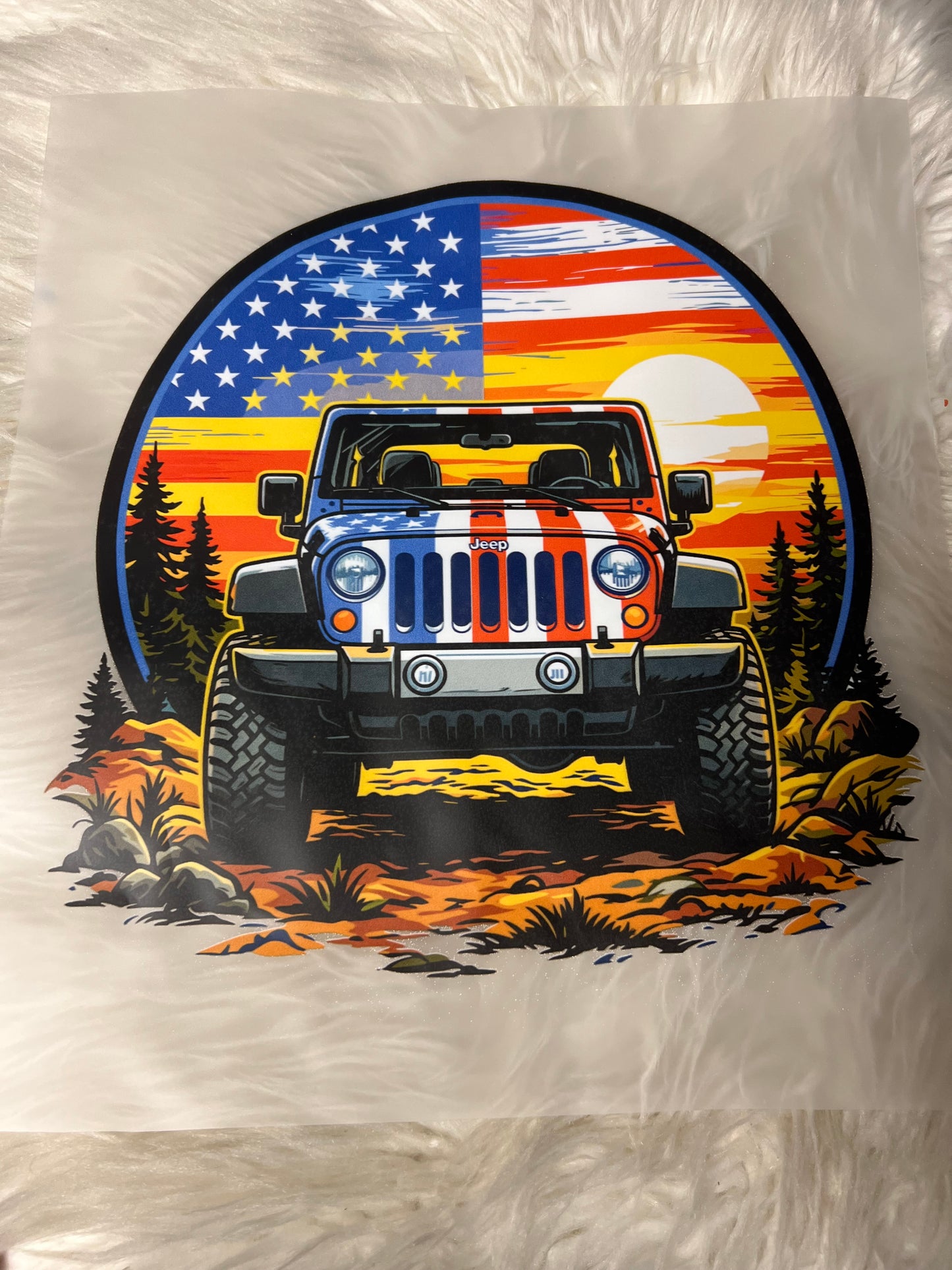 New DTF USA patriotic