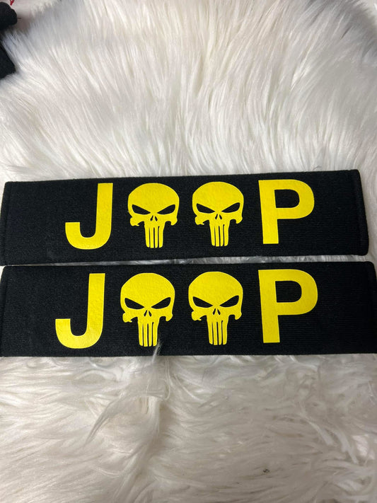 New seatbelt covers yellow