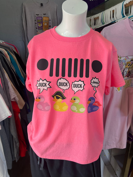 New unisex duck pink