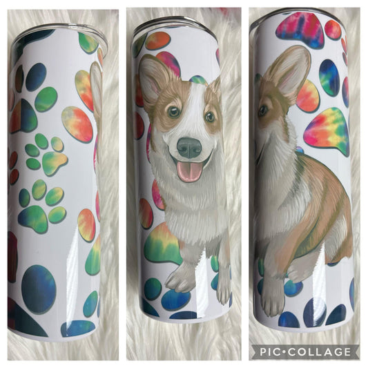 20 ounce Tumblr corgi