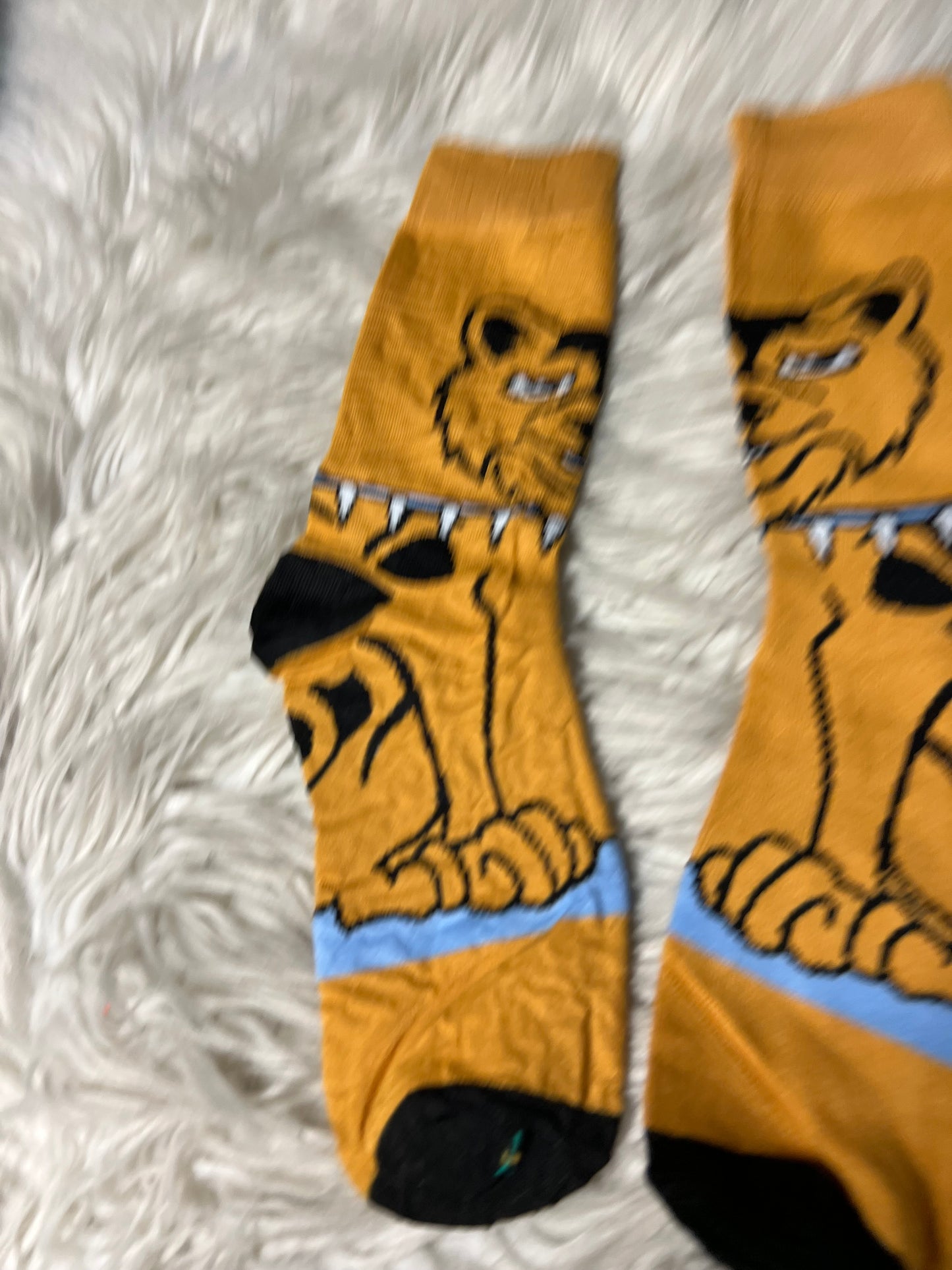 New adult one size graphic socks